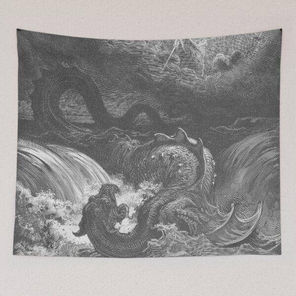 Item preview, The Defeat Of Leviathan - Gustave Dore designed and sold by JDesigningMO.