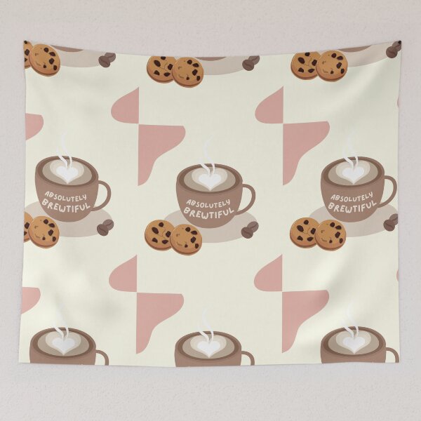 Item preview, Absolutely brewtiful - Cute cookies and coffee lovers  designed and sold by missionbear.