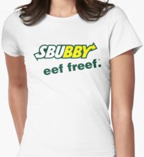 Sbubby - Eef Freef Women's Fitted T-Shirt