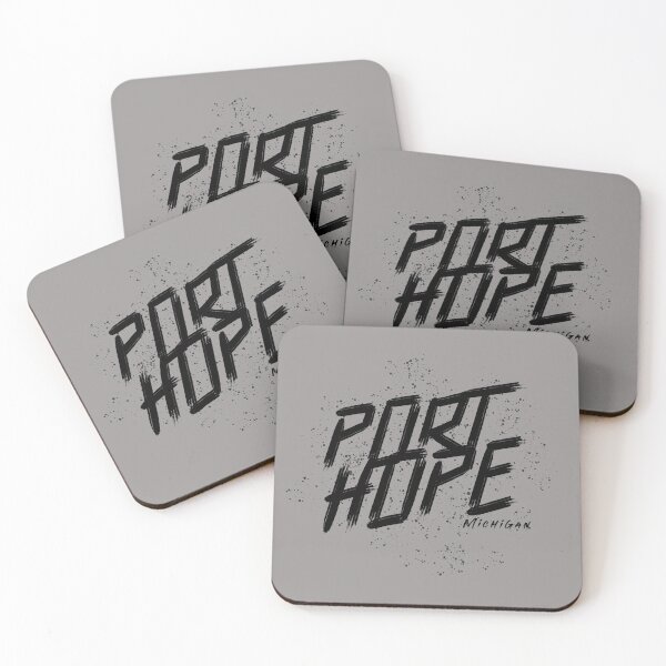 Item preview, Port Hope Michigan Graffiti Black Design designed and sold by Eleven-K.