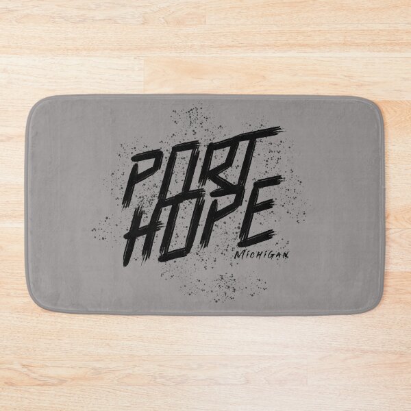 Item preview, Port Hope Michigan Graffiti Black Design designed and sold by Eleven-K.