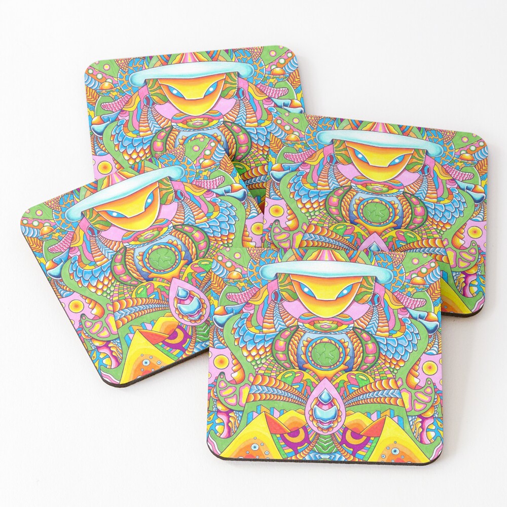 Item preview, Coasters (Set of 4) designed and sold by KOALACID.