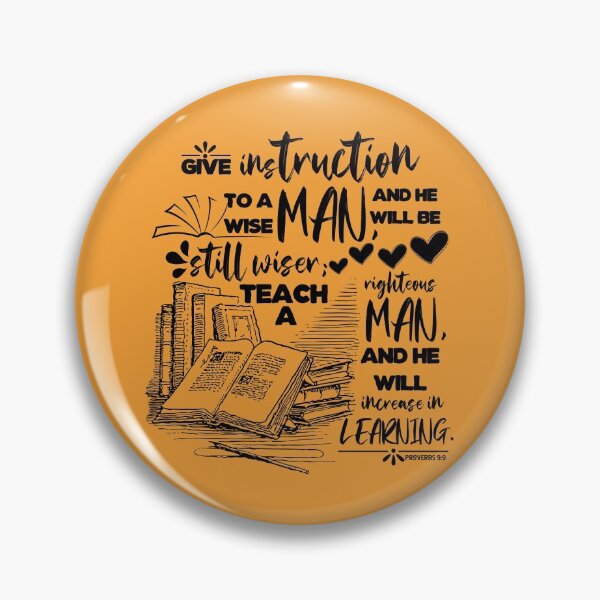 Item preview, Proverbs 9:9 Teach a Righteous Man designed and sold by garmentoffaith.