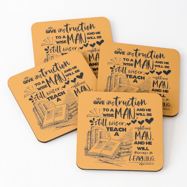 Item preview, Proverbs 9:9 Teach a Righteous Man designed and sold by garmentoffaith.