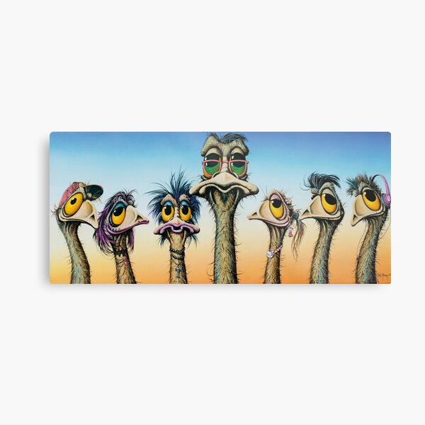 A Longneck & Six Stubbies Metal Print