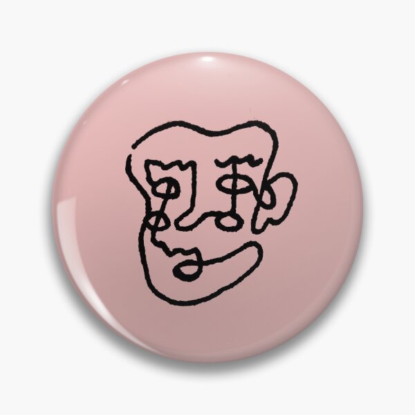 Item preview, ARYANA line art portrait // pink designed and sold by BECCANONIE.