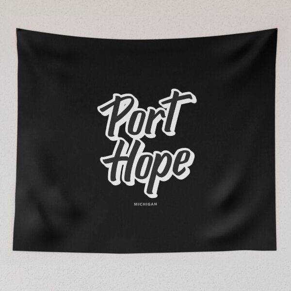 Item preview, Port Hope Michigan Bubble Black and White Design designed and sold by Eleven-K.