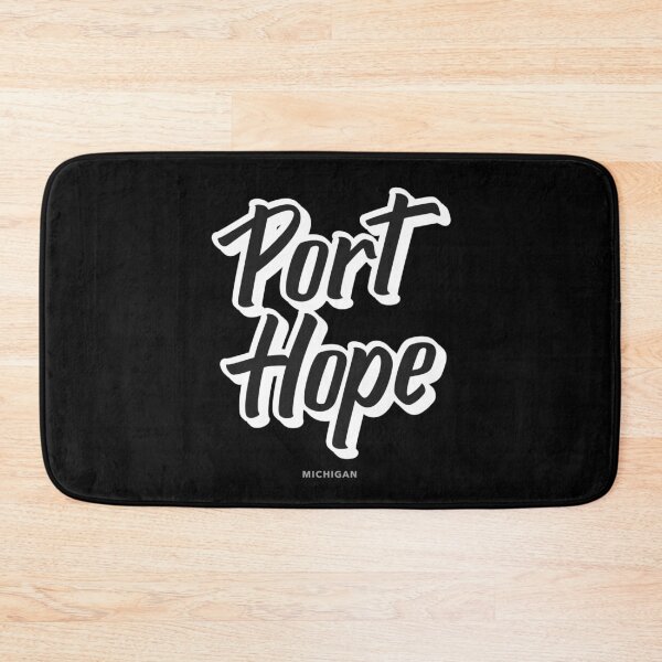Item preview, Port Hope Michigan Bubble Black and White Design designed and sold by Eleven-K.