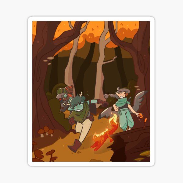 Wyldrvir Core Book Cover Art Sticker