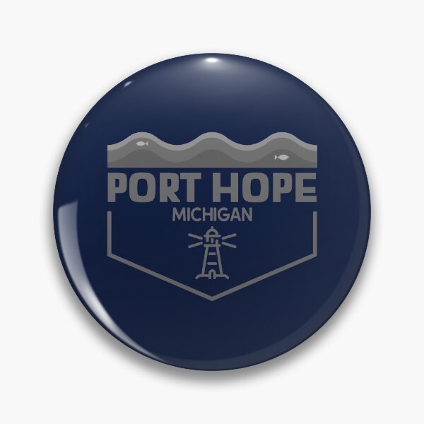Item preview, Port Hope Michigan Lighthouse Wave Design designed and sold by Eleven-K.