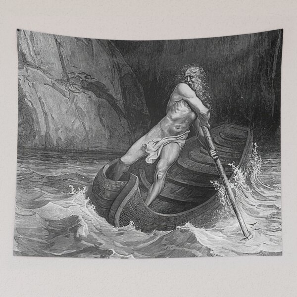 Item preview, Charon By Gustave Dore designed and sold by JDesigningMO.