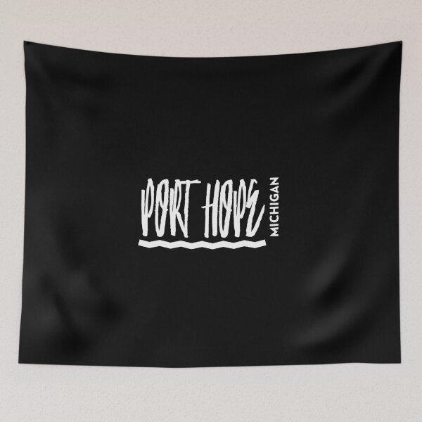 Item preview, Port Hope Michigan Artsy White Design designed and sold by Eleven-K.