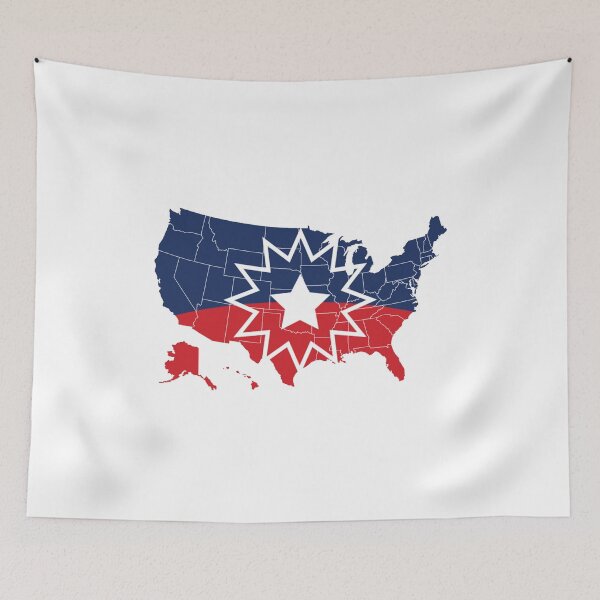 Item preview, Juneteenth Flag America Map designed and sold by Kiki Art.