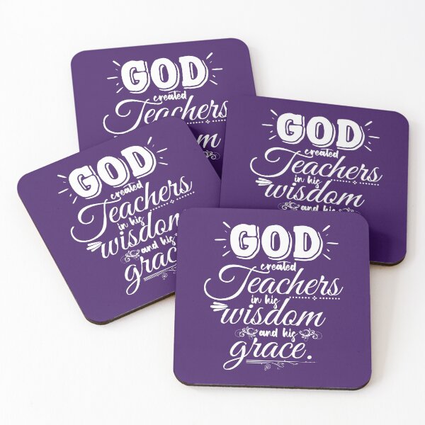 Item preview, God Created Teachers designed and sold by garmentoffaith.