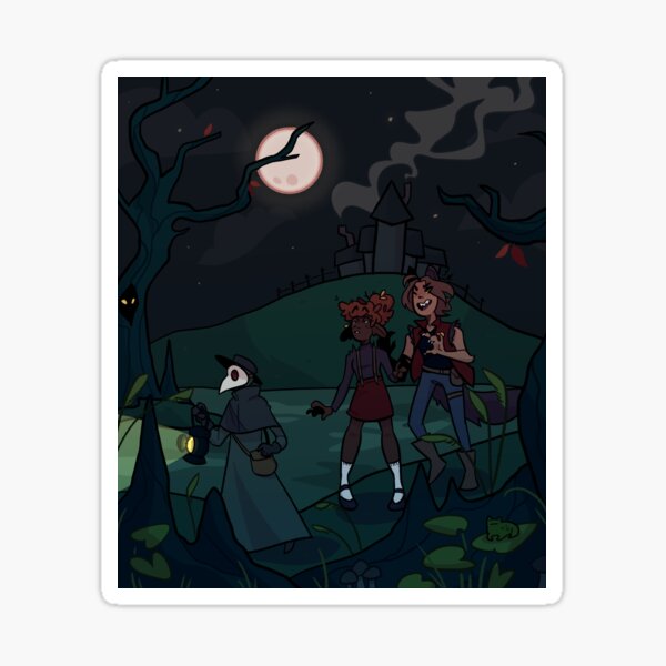Wyldrvir Twisted Bog Book Cover Art Sticker