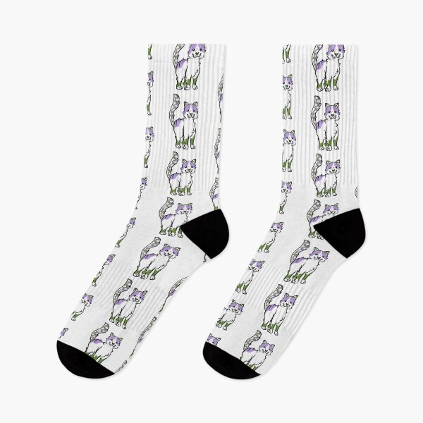 Item preview, Pride 2021 - Genderqueer Cat designed and sold by AmbiguousNothin.