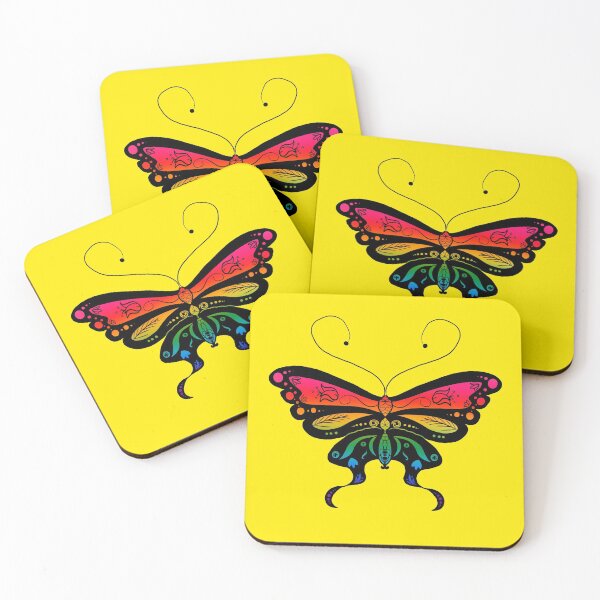 Item preview, Gay Pride Butterfly designed and sold by peachiekeenart.