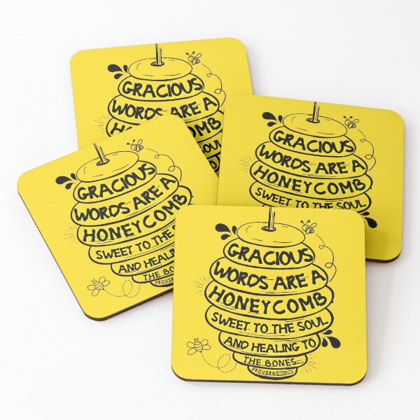 Item preview, His Words Like Honey designed and sold by garmentoffaith.