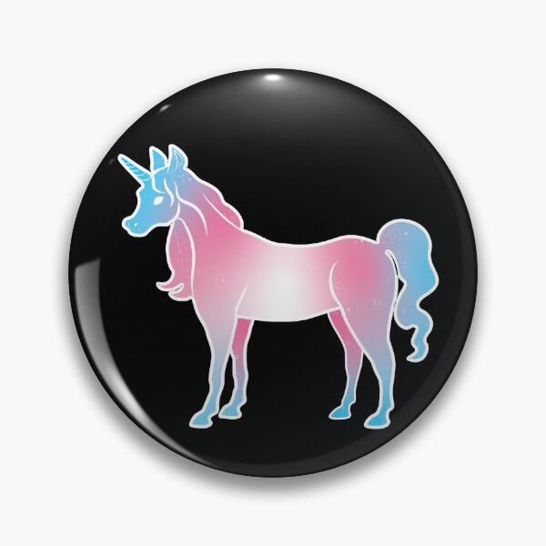 Item preview, Trans Pride Unicorn on Black designed and sold by AliceQuinn.