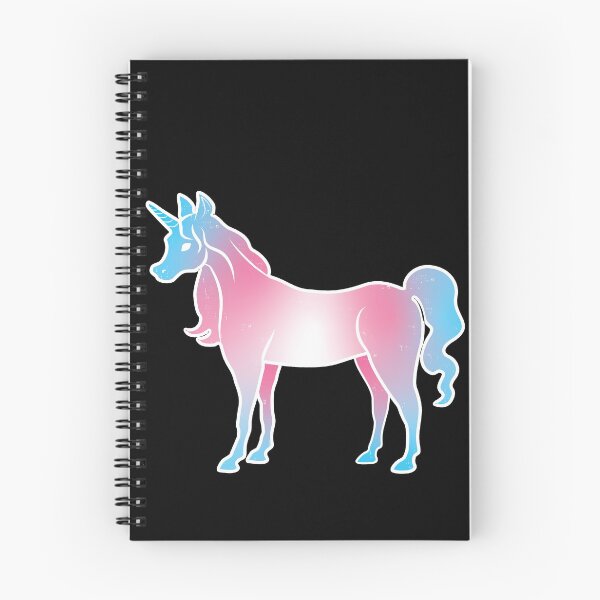 Item preview, Trans Pride Unicorn on Black designed and sold by AliceQuinn.