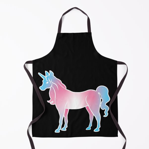 Item preview, Trans Pride Unicorn on Black designed and sold by AliceQuinn.