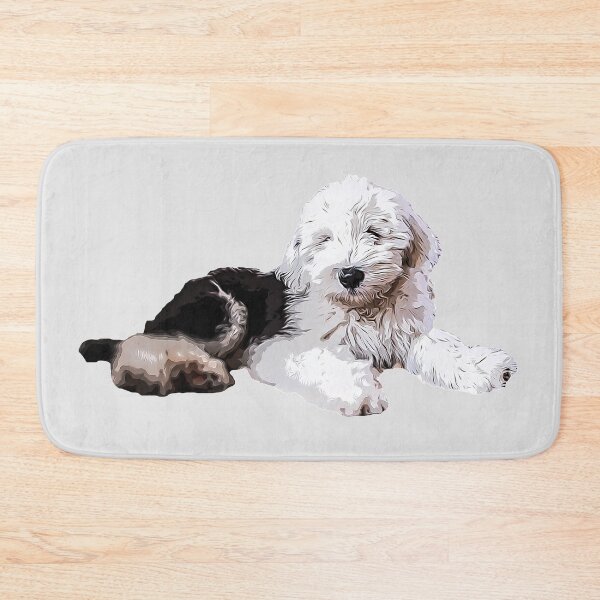 Item preview, Old English Sheepdog Puppy Dog designed and sold by Elarex.