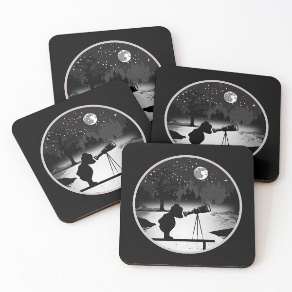 Item preview, little bear observes the stars with telescope designed and sold by Kisho.