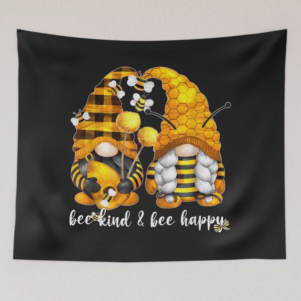 Item preview, Bee Kind  Bee Happy For Beekeeper With Bumble Bee Gnome TShirt61 designed and sold by alyssanmpmju.