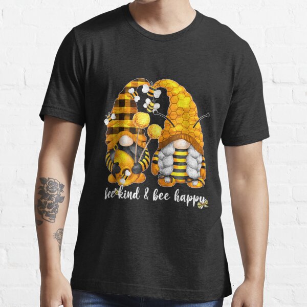 Bee Kind Bee Happy For Beekeeper With Bumble Bee Gnome TShirt61 Sticker  for Sale by alyssanmpmju