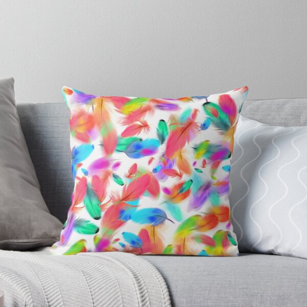 Item preview, Colorful feathered pattern design designed and sold by anzus13carlett.