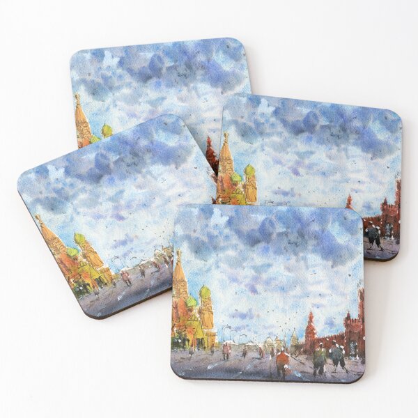 Item preview, Moscow - Red Square, Watercolor Painting designed and sold by darrenyeoart.