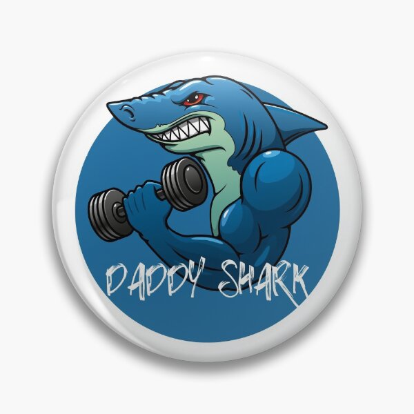Item preview, Daddy Shark!!! (blue) designed and sold by Amon Ferg.