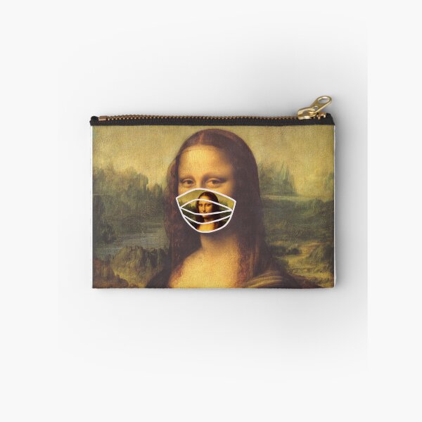 Item preview, Mona Lisa con máscara facial de Mona Lisa designed and sold by SimpleJoyStyle.