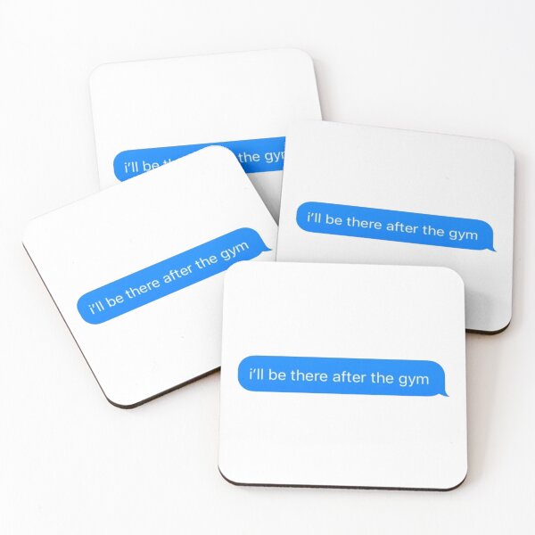 Item preview, I'll Be There After The Gym White - Funny Gym designed and sold by GymWearDepot.