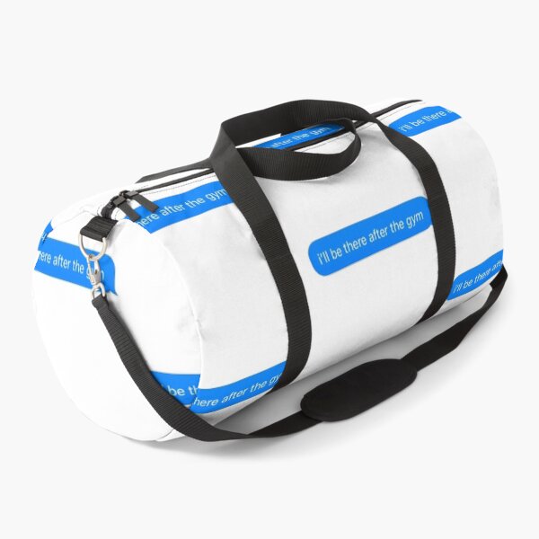Item preview, I'll Be There After The Gym White - Funny Gym designed and sold by GymWearDepot.