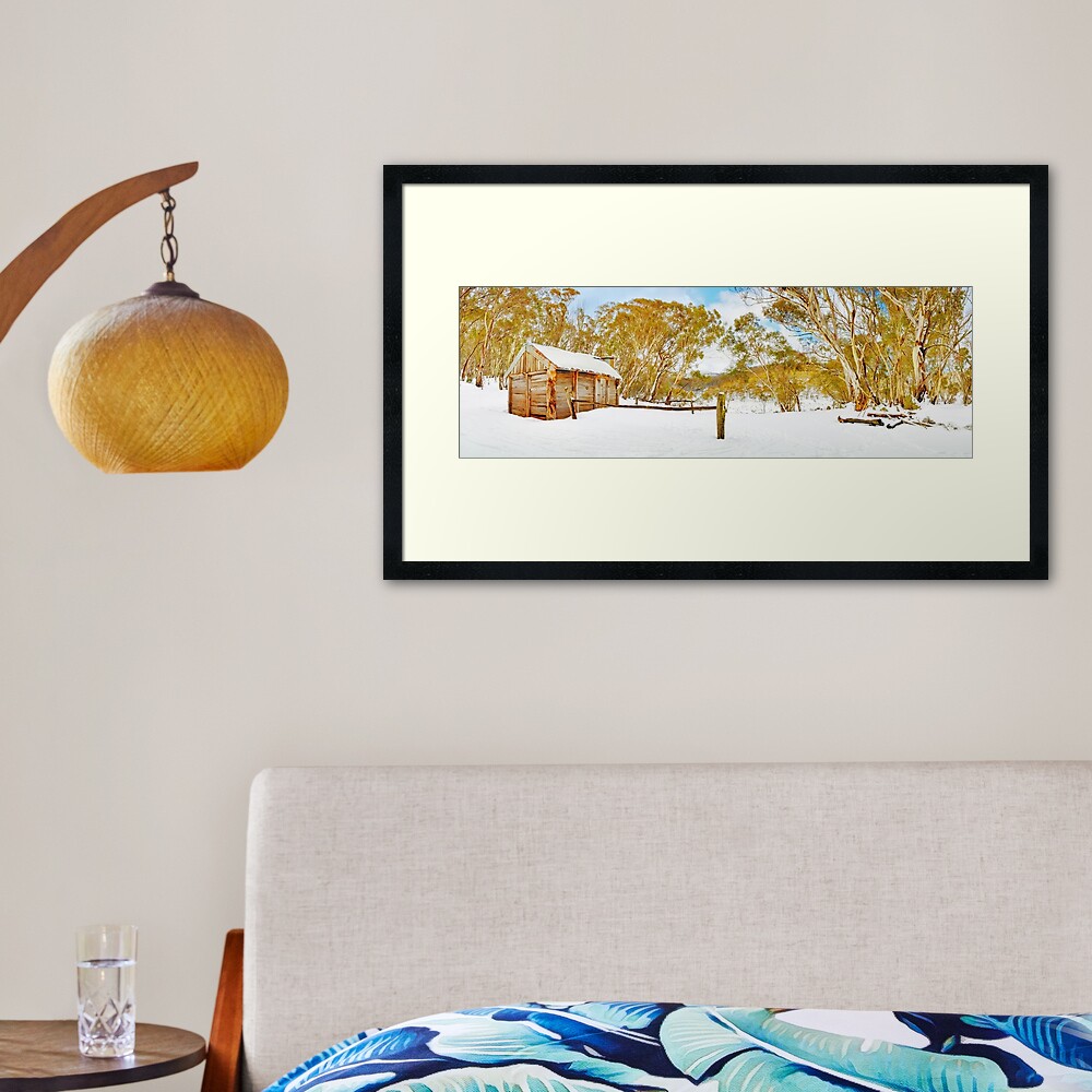 Cascade Hut, Kosciuszko National Park, New South Wales, Australia Framed Art Print