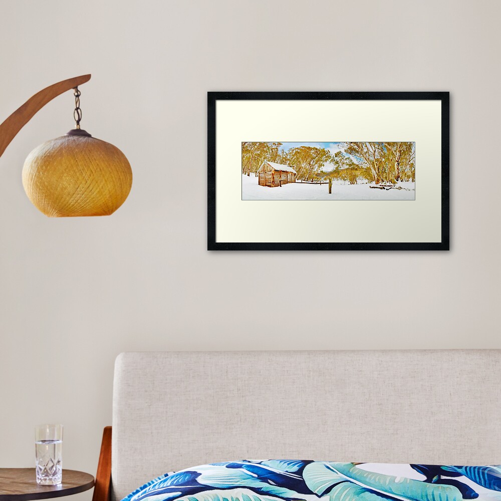 Cascade Hut, Kosciuszko National Park, New South Wales, Australia Framed Art Print