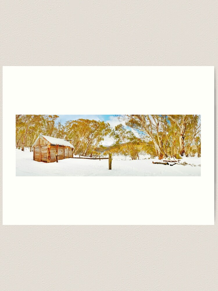 Alternate view of Cascade Hut, Kosciuszko National Park, New South Wales, Australia Art Print