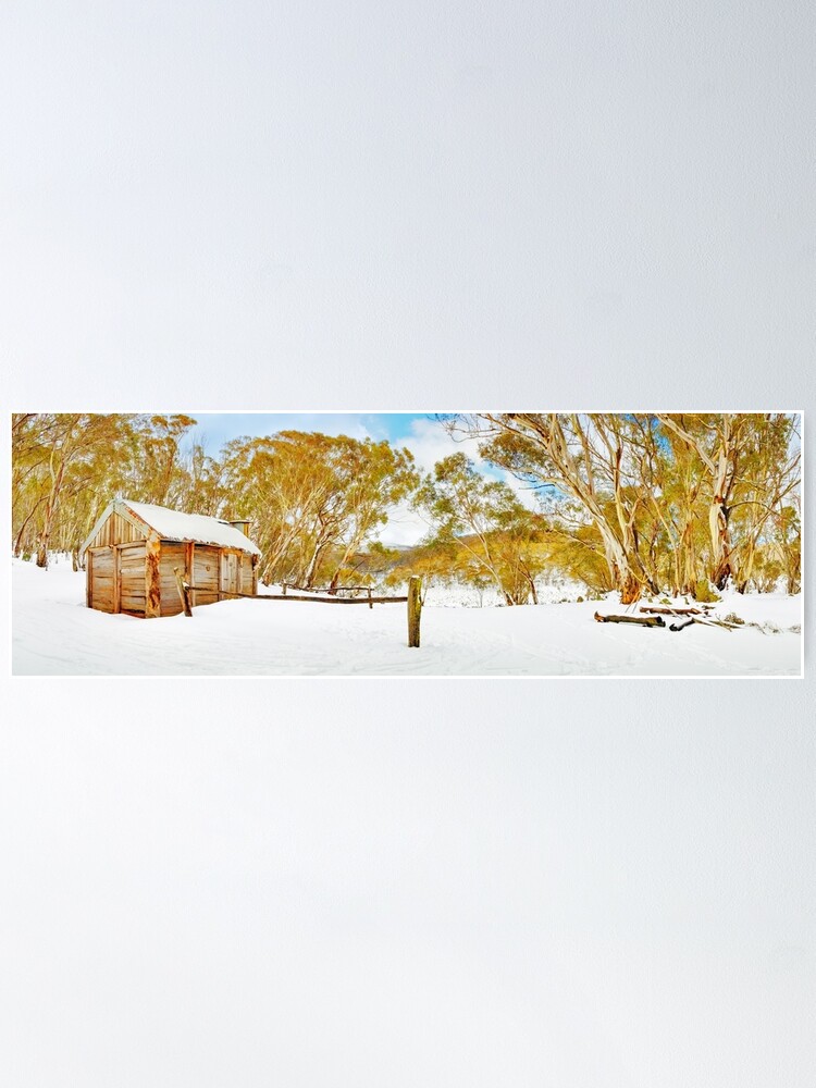 Alternate view of Cascade Hut, Kosciuszko National Park, New South Wales, Australia Poster