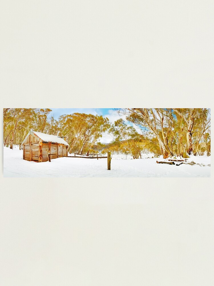 Alternate view of Cascade Hut, Kosciuszko National Park, New South Wales, Australia Photographic Print
