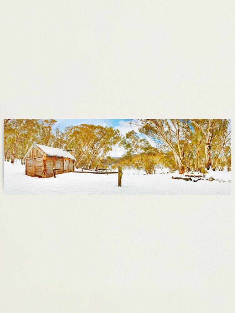 Alternate view of Cascade Hut, Kosciuszko National Park, New South Wales, Australia Photographic Print