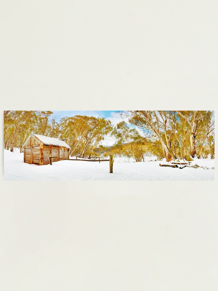 Alternate view of Cascade Hut, Kosciuszko National Park, New South Wales, Australia Photographic Print