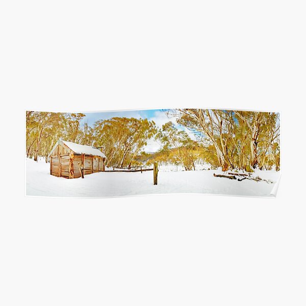 Cascade Hut, Kosciuszko National Park, New South Wales, Australia Poster