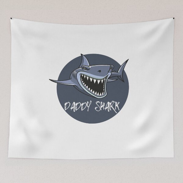 Item preview, Daddy Shark!!! (grey) designed and sold by Amon Ferg.