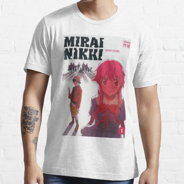 Camiseta Mirai Nikki Anime Yuno Aru Blusa Camisa Promoção