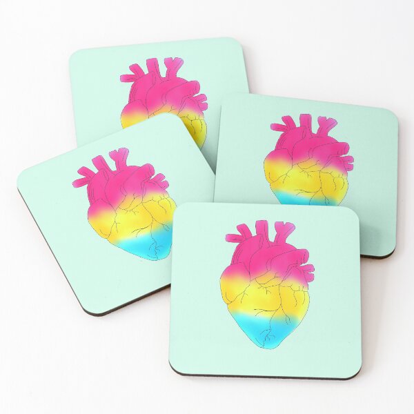 Item preview, Pansexual Pride Heart designed and sold by shahdraws.