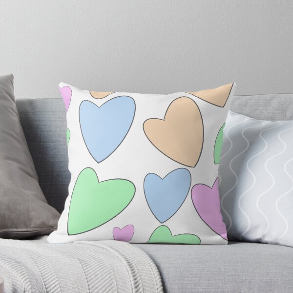 Item preview, Pastel hearts comforter  designed and sold by Yuchi1.