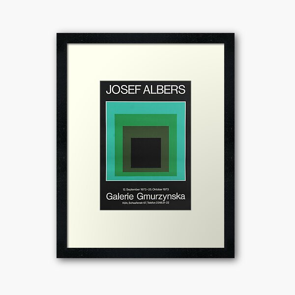 Josef Albers Galerie Framed Art Print