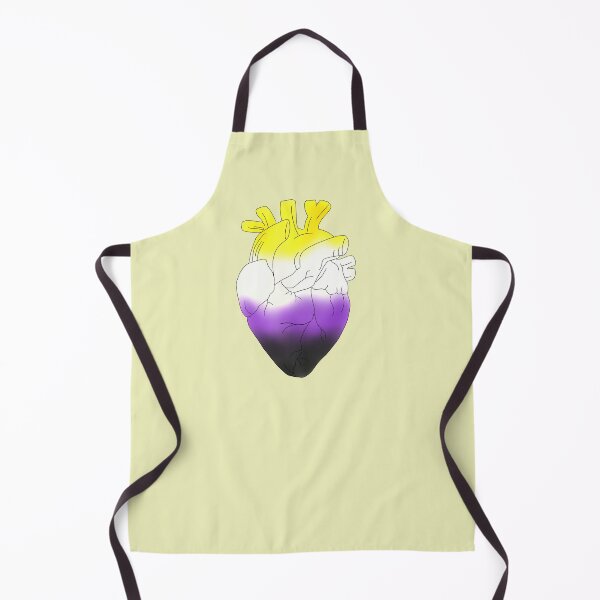 Item preview, Nonbinary Pride Heart designed and sold by shahdraws.
