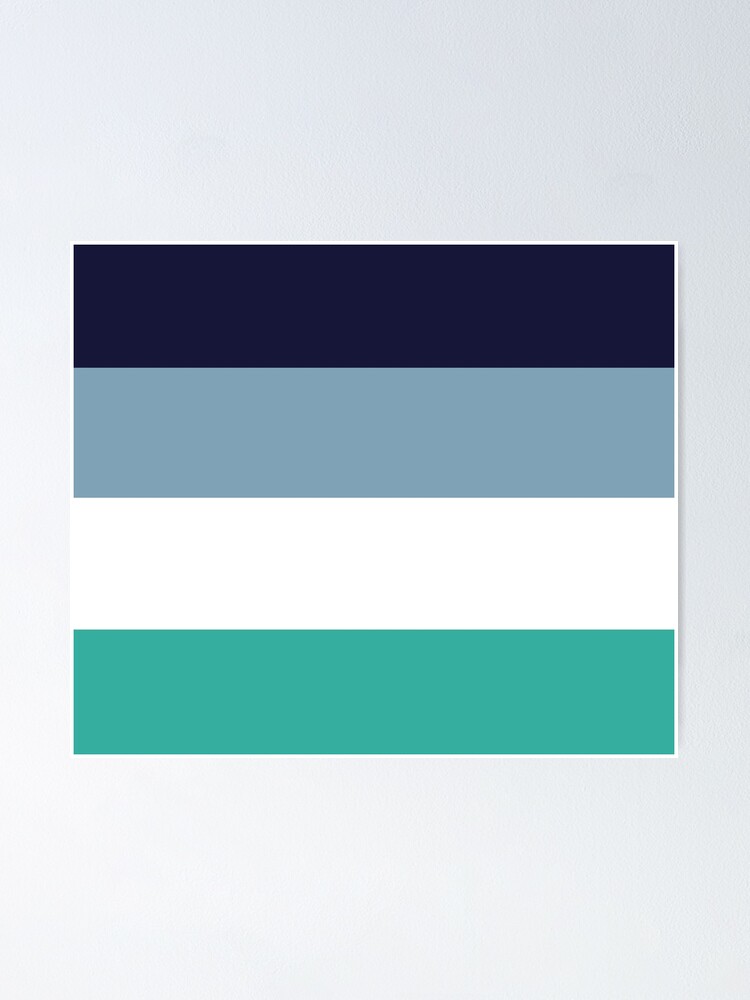 Oriented Aromantic Asexual Flag Poster For Sale By Snowymoonowl 